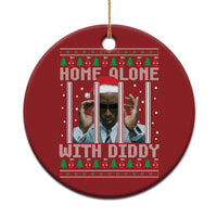 Funny Dirty Santa Diddy Xmas Christmas Ornament Home Alone With Diddy - Wonder Print Shop