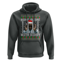 Funny Dirty Santa Diddy Christmas Hoodie Home Alone With Diddy