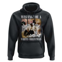 Funny Dirty Santa Diddy Christmas Hoodie Wishing You A White Christmas Santa Hat