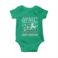 Funny Christmas Psycho Baby Onesie Hey Paul Merry Christmas Serrial Killer Movie - Wonder Print Shop