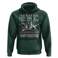 Funny Christmas Psycho Hoodie Hey Paul Merry Christmas Serrial Killer Movie - Wonder Print Shop
