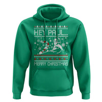 Funny Christmas Psycho Hoodie Hey Paul Merry Christmas Serrial Killer Movie - Wonder Print Shop