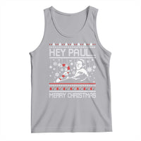 Funny Christmas Psycho Tank Top Hey Paul Merry Christmas Serrial Killer Movie - Wonder Print Shop