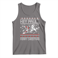 Funny Christmas Psycho Tank Top Hey Paul Merry Christmas Serrial Killer Movie - Wonder Print Shop