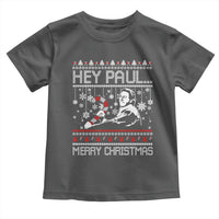 Funny Christmas Psycho Toddler T Shirt Hey Paul Merry Christmas Serrial Killer Movie - Wonder Print Shop
