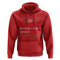 Funny Just Feliz Navi Because I Don't Have A Dad Christmas Hoodie - Wonder Print Shop