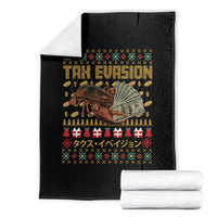Tax Evasion Lobster Christmas Throw Blanket Funny Sarcasm Oddly Specific Meme - Wonder Print Shop