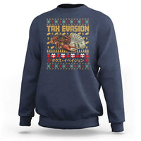 Tax Evasion Lobster Christmas Sweatshirt Funny Sarcasm Oddly Specific Meme - Wonder Print Shop