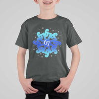Funny 67 Christmas Snowflake T Shirt For Kid Six Seven Meme Xmas - Wonder Print Shop