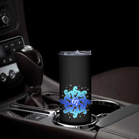 Funny 67 Christmas Snowflake Skinny Tumbler Six Seven Meme Xmas - Wonder Print Shop