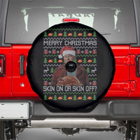 Ed Gein Christmas Spare Tire Cover Funny Merry Christmas Skin On Or Skin Off Turkey - Wonder Print Shop