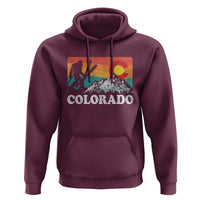 Funny Colorado Skiing Bigfoot Snow Mountain Winter Sport Hoodie - Wonder Print Shop