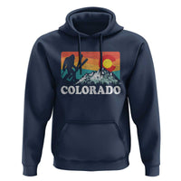 Funny Colorado Skiing Bigfoot Snow Mountain Winter Sport Hoodie - Wonder Print Shop