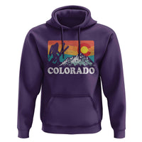 Funny Colorado Skiing Bigfoot Snow Mountain Winter Sport Hoodie - Wonder Print Shop