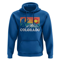 Funny Colorado Skiing Bigfoot Snow Mountain Winter Sport Hoodie - Wonder Print Shop