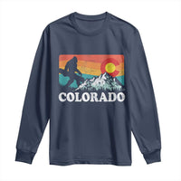 Funny Colorado Snowboarding Bigfoot Mountain Winter Sport Long Sleeve Shirt - Wonder Print Shop
