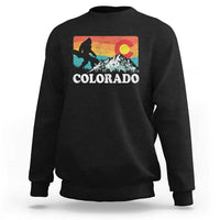 Funny Colorado Snowboarding Bigfoot Mountain Winter Sport Sweatshirt - Wonder Print Shop