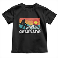 Funny Colorado Snowboarding Bigfoot Mountain Winter Sport Toddler T Shirt - Wonder Print Shop