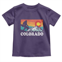 Funny Colorado Snowboarding Bigfoot Mountain Winter Sport Toddler T Shirt - Wonder Print Shop