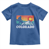 Funny Colorado Snowboarding Bigfoot Mountain Winter Sport Toddler T Shirt - Wonder Print Shop