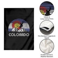 Ski Skiing Colorado Snow Mountain Winter Sport Garden Flag - Wonder Print Shop
