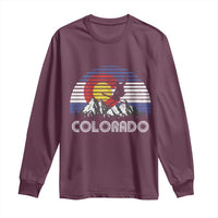 Ski Skiing Colorado Snow Mountain Winter Sport Long Sleeve Shirt - Wonder Print Shop