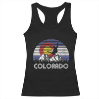 Ski Skiing Colorado Snow Mountain Winter Sport Racerback Tank Top - Wonder Print Shop
