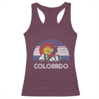 Ski Skiing Colorado Snow Mountain Winter Sport Racerback Tank Top - Wonder Print Shop