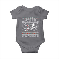 Funny Christmas Psycho Baby Onesie Lets See Paul Allens Christmas Sweater Serrial Killer Movie - Wonder Print Shop