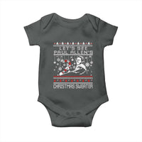 Funny Christmas Psycho Baby Onesie Lets See Paul Allens Christmas Sweater Serrial Killer Movie - Wonder Print Shop