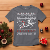 Funny Christmas Psycho T Shirt Lets See Paul Allens Christmas Sweater Serrial Killer Movie - Wonder Print Shop