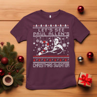 Funny Christmas Psycho T Shirt Lets See Paul Allens Christmas Sweater Serrial Killer Movie - Wonder Print Shop