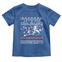 Funny Christmas Psycho Toddler T Shirt Lets See Paul Allens Christmas Sweater Serrial Killer Movie - Wonder Print Shop