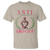Funny Anti Valentine Girl Club T Shirt Love Potion Skull