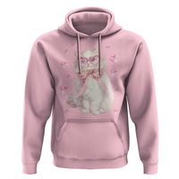 Funny Valentine's Day Cute Heart Cat Hoodie