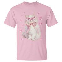 Funny Valentine's Day Cute Heart Cat T Shirt