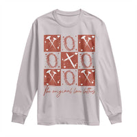 Christian Religious God Valentine's Day Long Sleeve Shirt The Original Love Letters Thorns Cross