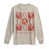 Christian Religious God Valentine's Day Long Sleeve Shirt The Original Love Letters Thorns Cross