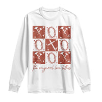 Christian Religious God Valentine's Day Long Sleeve Shirt The Original Love Letters Thorns Cross
