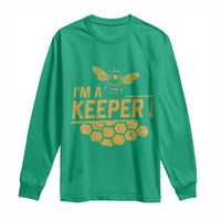 I Am A Keeper Long Sleeve Shirt Honey Bee Apiarist Funny Beekeeping