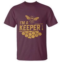 I Am A Keeper T Shirt Honey Bee Apiarist Funny Beekeeping