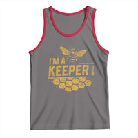 I Am A Keeper Tank Top Honey Bee Apiarist Funny Beekeeping