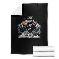 Martin Luther King Malcolm X Throw Blanket They Not Like Us Black Leaders - Wonder Print Shop