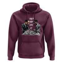 Martin Luther King Malcolm X Hoodie They Not Like Us Black Leaders - Wonder Print Shop