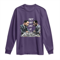Martin Luther King Malcolm X Long Sleeve Shirt They Not Like Us Black Leaders - Wonder Print Shop
