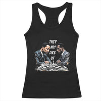 Martin Luther King Malcolm X Racerback Tank Top They Not Like Us Black Leaders - Wonder Print Shop