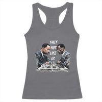 Martin Luther King Malcolm X Racerback Tank Top They Not Like Us Black Leaders - Wonder Print Shop