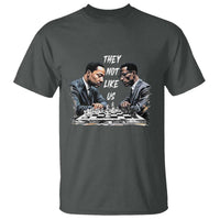 Martin Luther King Malcolm X T Shirt They Not Like Us Black Leaders - Wonder Print Shop