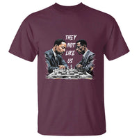 Martin Luther King Malcolm X T Shirt They Not Like Us Black Leaders - Wonder Print Shop