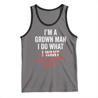 Funny Dad Girl I Am A Grown Man I Do What My Daughter Wants Tank Top Fathers Day - Wonder Print Shop